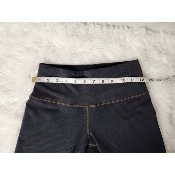 PrAna Womens Leggings Black Mid Rise Cropped Active Bottoms Workout Yoga XS - Picture 3 of 7
